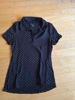wie neu Polo Shirt Gr. M schwarz mit weißen Punkten  Beerdigung Niedersachsen - Laatzen Vorschau