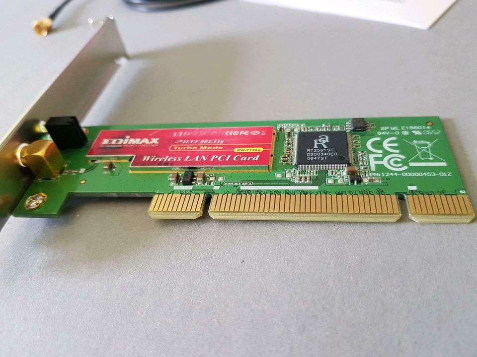 Edimax Wireless Lan PCI Adapter m. Antenne usw. in Hausen bei Würzburg