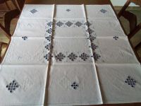 HARDANGER Tisch- bzw. Mitteldecke, ca. 84 x 81 cm, hellblau, NEU Nordrhein-Westfalen - Dülmen Vorschau