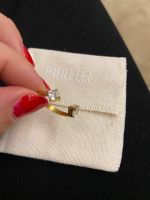 Ring Purelei Gold neu offen Diamant Größenverstellbar Trend Nordrhein-Westfalen - Hellenthal Vorschau