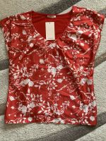 Neu Orsay Bluse Tunika rot weiß Blumen M 38 Hessen - Rodenbach Vorschau