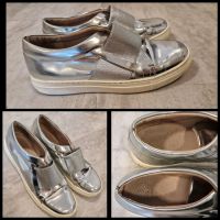 Schuhe, Silber Gr. 39 Nordrhein-Westfalen - Mönchengladbach Vorschau