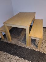 Holztisch mit 2 Bänken, schwere  Vollholz, Birke , Ikea wie neu! Kreis Ostholstein - Fehmarn Vorschau