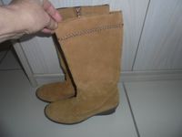 Damenstiefel neu in beige Gr. 38 Sachsen-Anhalt - Halle Vorschau