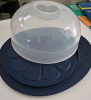 Käseglocke Tupperware blau mit durchsichtigem Deckel Wandsbek - Hamburg Volksdorf Vorschau