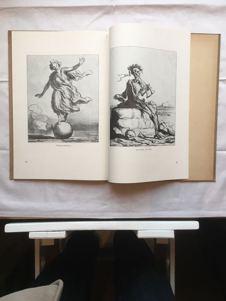 altes Buch/antik.  H. Daumier v. Bruno Curth in Itzehoe