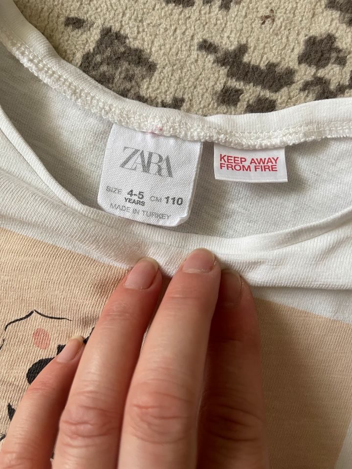 Zara T-Shirt Ballerina Gr.110 110/116 in Ingolstadt