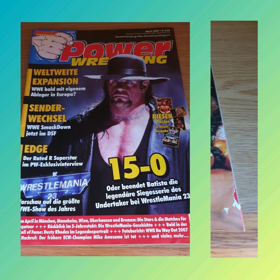 WWF WWE Poster & Zeitschriften in Burg