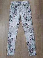 ☆ Megusto Jeans ☆ Gr. 36 ☆ cremeweiß mit floralem Muster ☆ Hessen - Berkatal Vorschau