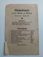 Kirche Kirchenkonzert Flyer antik Alt Werbung Reklame rar Altona - Hamburg Bahrenfeld Vorschau