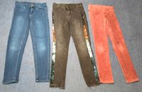 Hosen 122/128 Jeans , Leggings, Pailletten Baden-Württemberg - Frickenhausen Vorschau