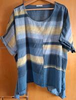 Blau- gelb gestreiftes Shirt Gr.  50- 54 Thüringen - Stadtroda Vorschau