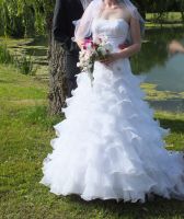 Hochzeitskleid Brautkleid rein weiß Gr. 38 Thüringen - Ecklingerode Vorschau