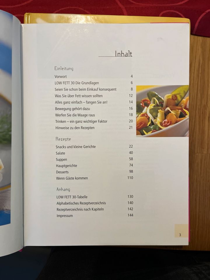LowFat 30 Kochbücher + Tabelle in Essen