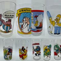 Sammelgläser 90er 20er alt Disney Schlümpfe Ducktales Sammlung Hessen - Brechen Vorschau