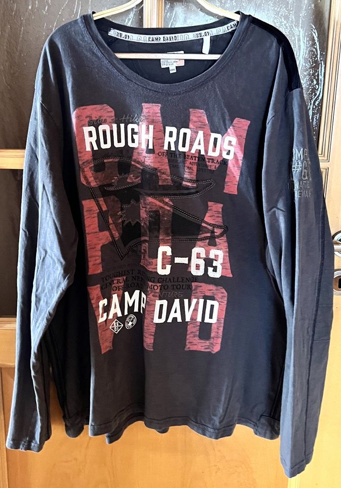 Langarmshirt  von Camp David, Gr. XXXL in Wettin-Löbejün