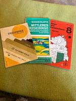 Straßenkarte Wanderkarte Touristenkarte Erzgebirge DDR VEB Verlag Sachsen - Bannewitz Vorschau
