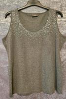 Schickes Damen Top Gr. XL grau mit Glitzer Essen-West - Frohnhausen Vorschau
