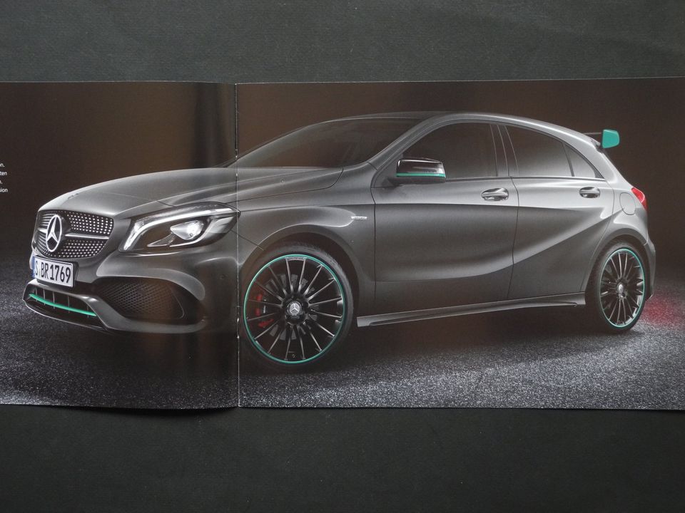 Mercedes A - Klasse W 176 Prospekt "Motorsport Edition"  2015 in Remshalden