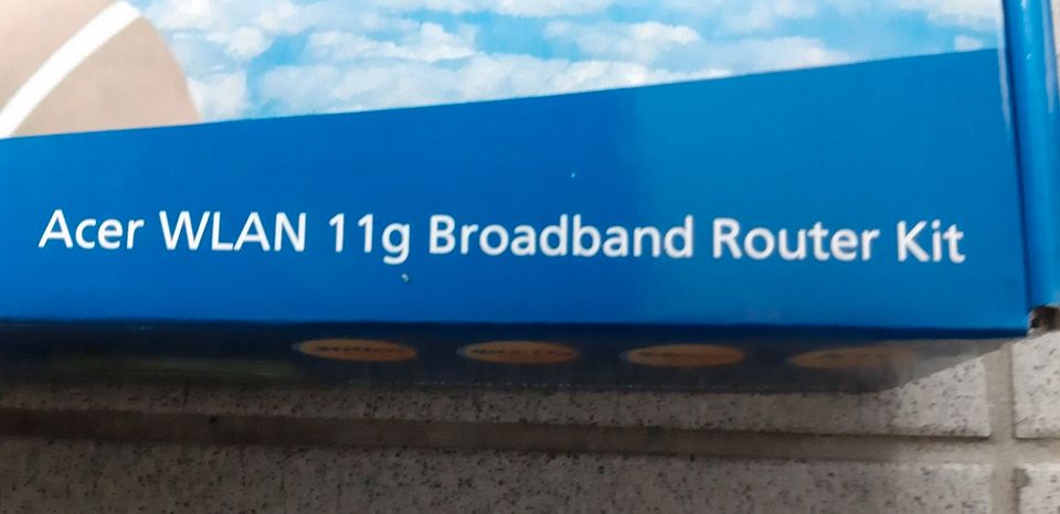 NEUES unbenutztes ACER WLAN 11g Broadband Router Kit komplett in Burghausen