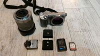 Sony NEX-5R inkl. Objektiv, Blitz, 64GB Chip, Gurt, Stativhalter Bayern - Kolbermoor Vorschau