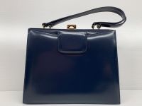 Handtasche Leder blau, NEU, klassisch & elegant, aus Fachgeschäft Nordrhein-Westfalen - Steinhagen Vorschau