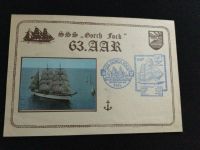 Gorch Fock Segelschiff 63. Reise 1981 DIN A 5 Karte Bundes Marine Schleswig-Holstein - Kiel Vorschau