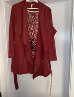 drapierter Mantel H&M Gr. 42 weinrot Hessen - Vöhl Vorschau