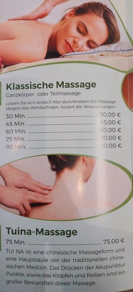 Massage Erholung  Entspannung Wellness Faszien Massagen in Rhauderfehn