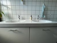Hochwertiges Doppelwaschbecken mit Unterschrank (weiß) Vahr - Gartenstadt Vahr Vorschau