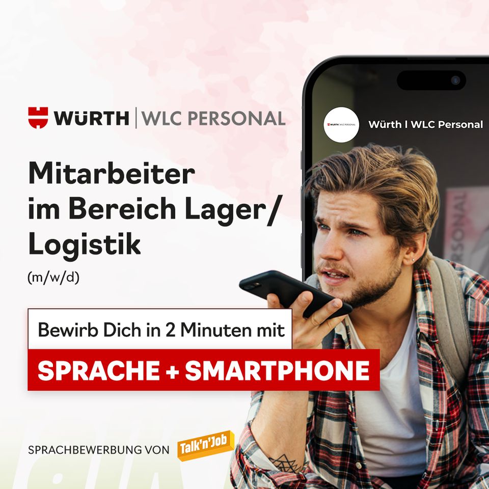 Fachkraft für Lagerlogistik (m/w/d) bei Würth I WLC Personal in Künzelsau in Künzelsau