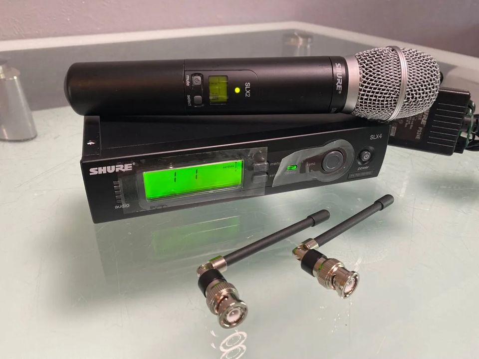 Shure SLX4 & SLX2 mit SM86 Profikapsel Freq:702-726MHz(P4)Zubehör in Berlin