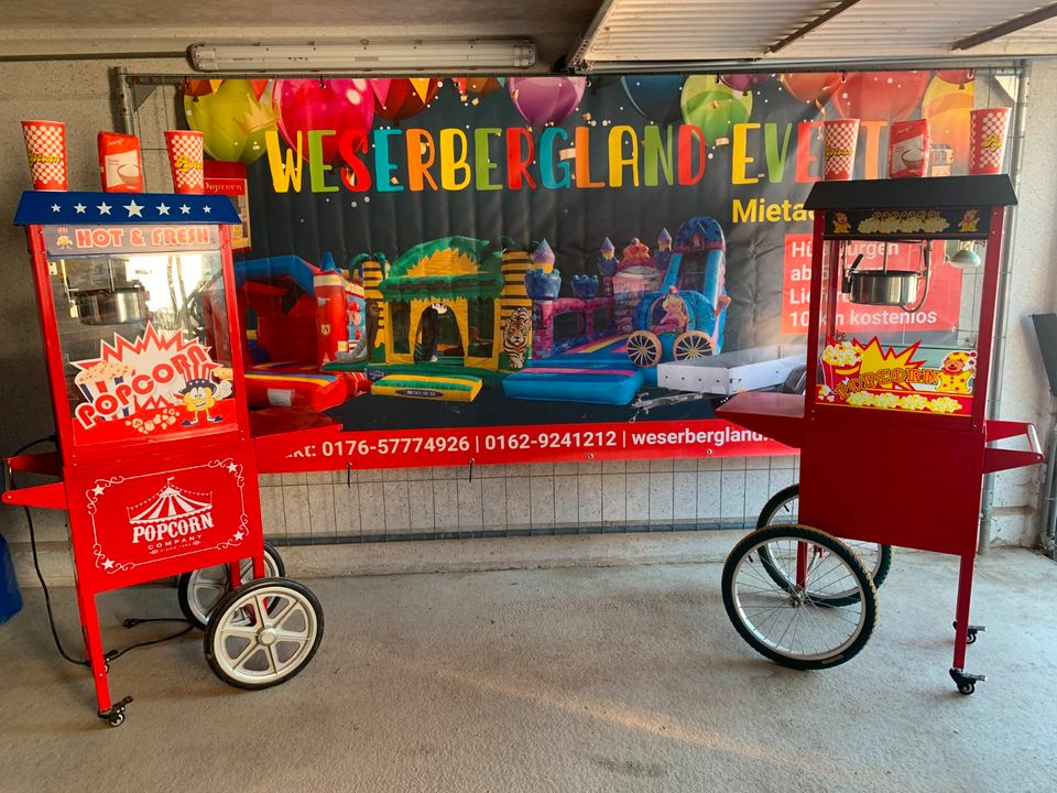 Kuh Hüpfburg Geburtstag Feier Catering Popcorn Zuckerwatte in Bückeburg