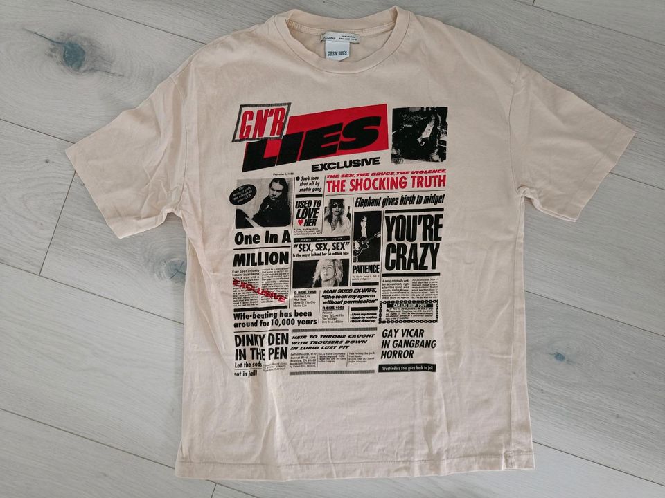 Guns N roses Lies LP Cover Shirt S in Duisburg