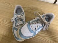 Puma Mädchen Schuhe blau weiß Gr. 38 Sportschuhe Sneaker Düsseldorf - Eller Vorschau