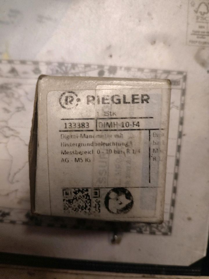 RIEGLER Digital-Manometer 0-10 bar