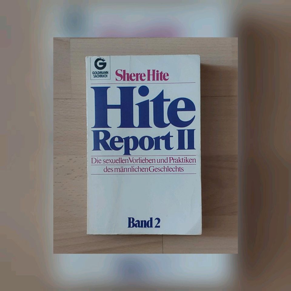 S. HITE: HITE REPORT II - 'DIE SEX. VORL. U. PRAKT. DES...' in Berlin