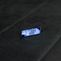 Audi SLine S-Line Emblem Logo Lenkrad Q2 A3 A4 A5 8W0419685C BLAU Nordrhein-Westfalen - Rietberg Vorschau