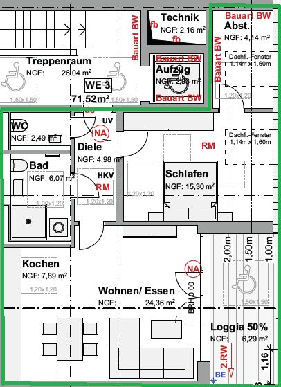 Bornheim-Zentrum: Neubauwohnung im Herzen der Stadt. in Bornheim