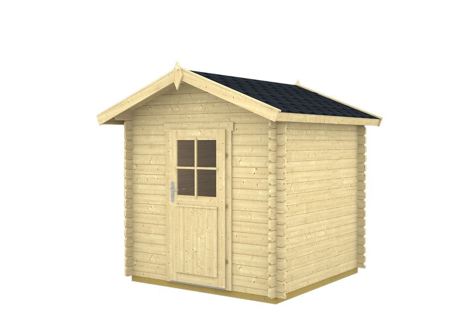 ABHOLBEREIT Gartenhaus Betty 200 x 200 cm Gerätehaus Geräteschuppen