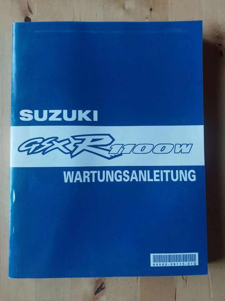 Original Suzuki Werkstattbuch Wartungsanleitung Suzuki GSX-R1100W in Potsdam