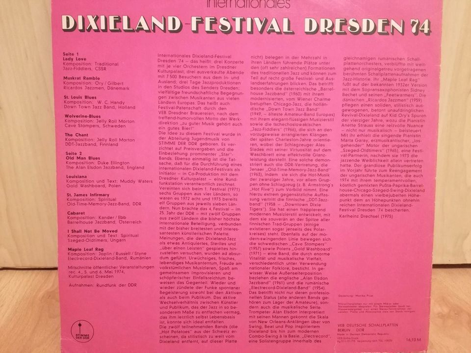 Dixieland Festival Dresden 74 in Großkorbetha