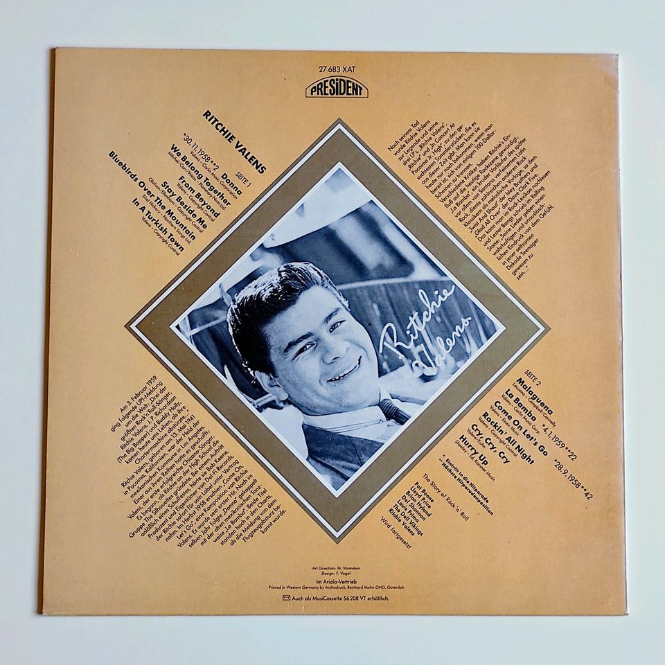 Vinyl-LP, Ritchie Valens, The Story Of Rock n' Roll in Osnabrück