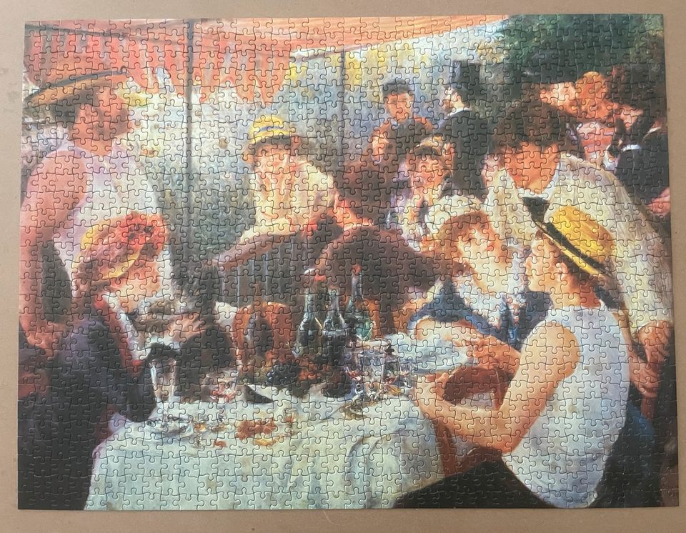 MB Puzzle 1000 Renoir Das Frühstück der Ruderer in Hamburg