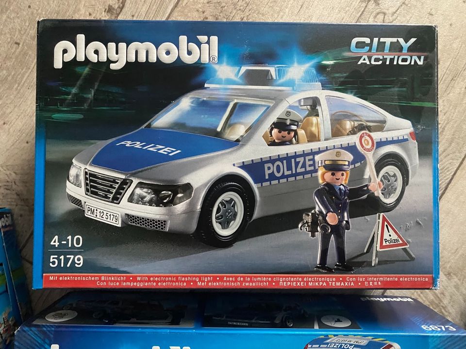 Playmobil City Action Polizei 6873, 6879, 5916 in Rosbach (v d Höhe)