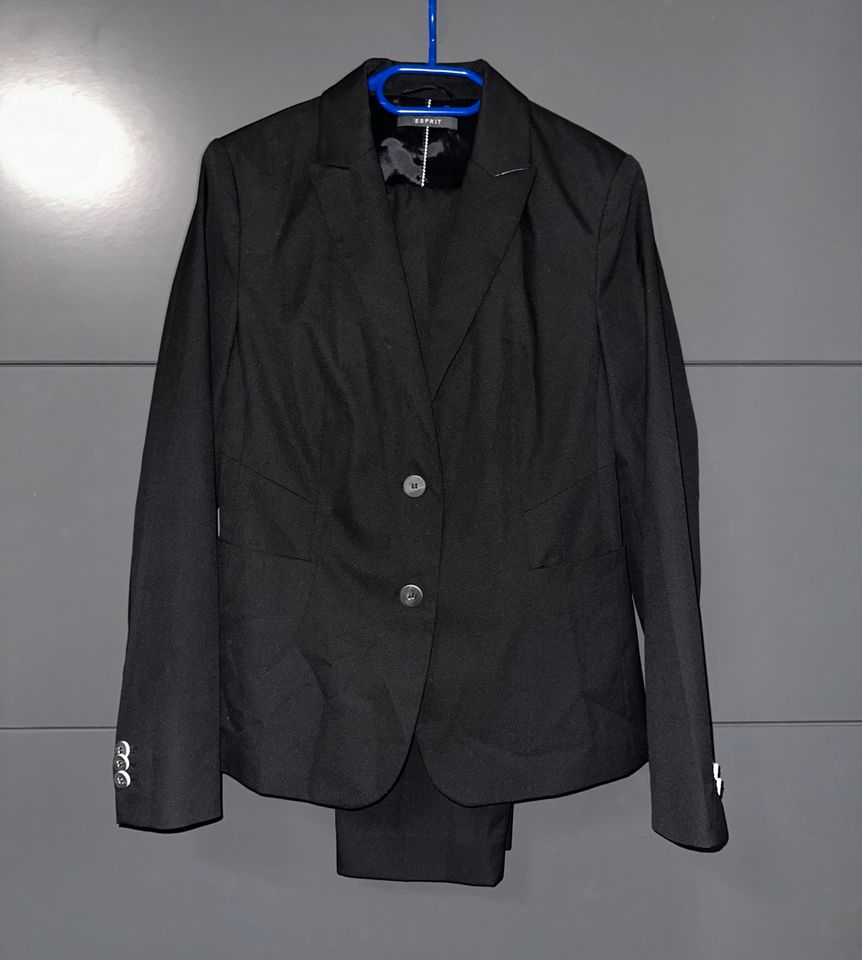 Damen Anzug Blazer von Esprit Größe 40 schwarz in Stuttgart