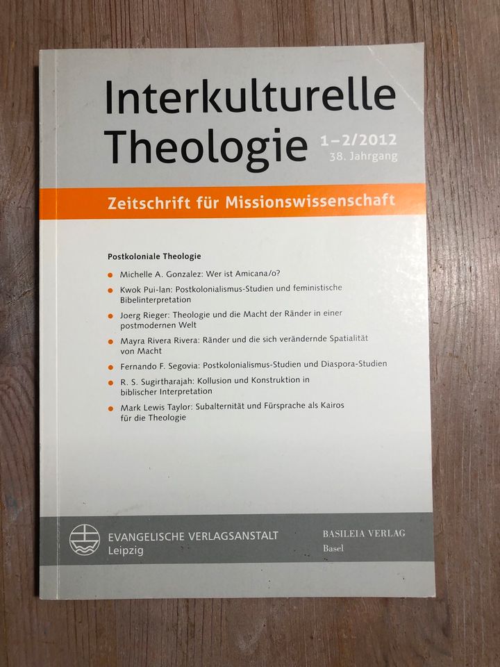 Interkulturelle Theologie 1-2/12 Zeitschrift Missionswissenschaft in Köln