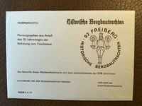 Briefmarken DDR Maximumkarten Historische Bergbautrachten Sachsen - Jahnsdorf Vorschau