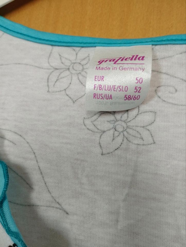 Damen Nachthemd  Graziella  Gr. 50  Neu  100% Baumwolle in Pockau