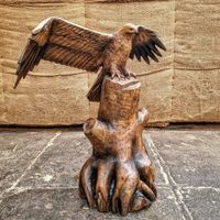 Adler/ Holzskulpturen/ Kettensägenkunst Leipzig - Großzschocher Vorschau